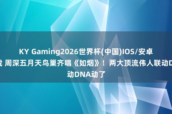 KY Gaming2026世界杯(中国)IOS/安卓官方下载 周深五月天鸟巢齐唱《如烟》！两大顶流伟人联动DNA动了