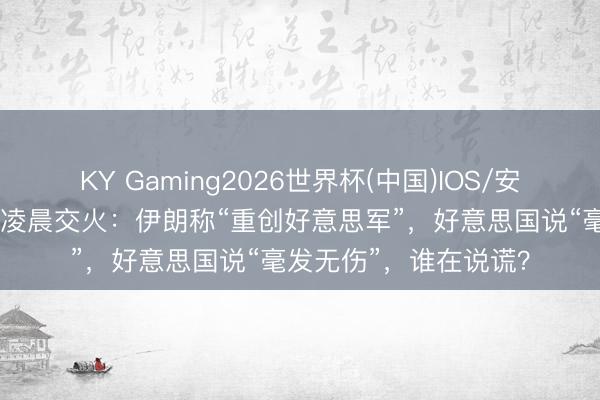 KY Gaming2026世界杯(中国)IOS/安卓官方下载